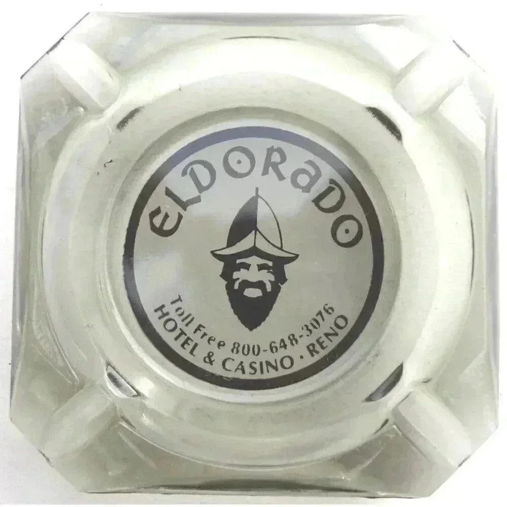 Vintage Square Smokey Gray ELDORADO Hotel & Casino RENO Ashtray